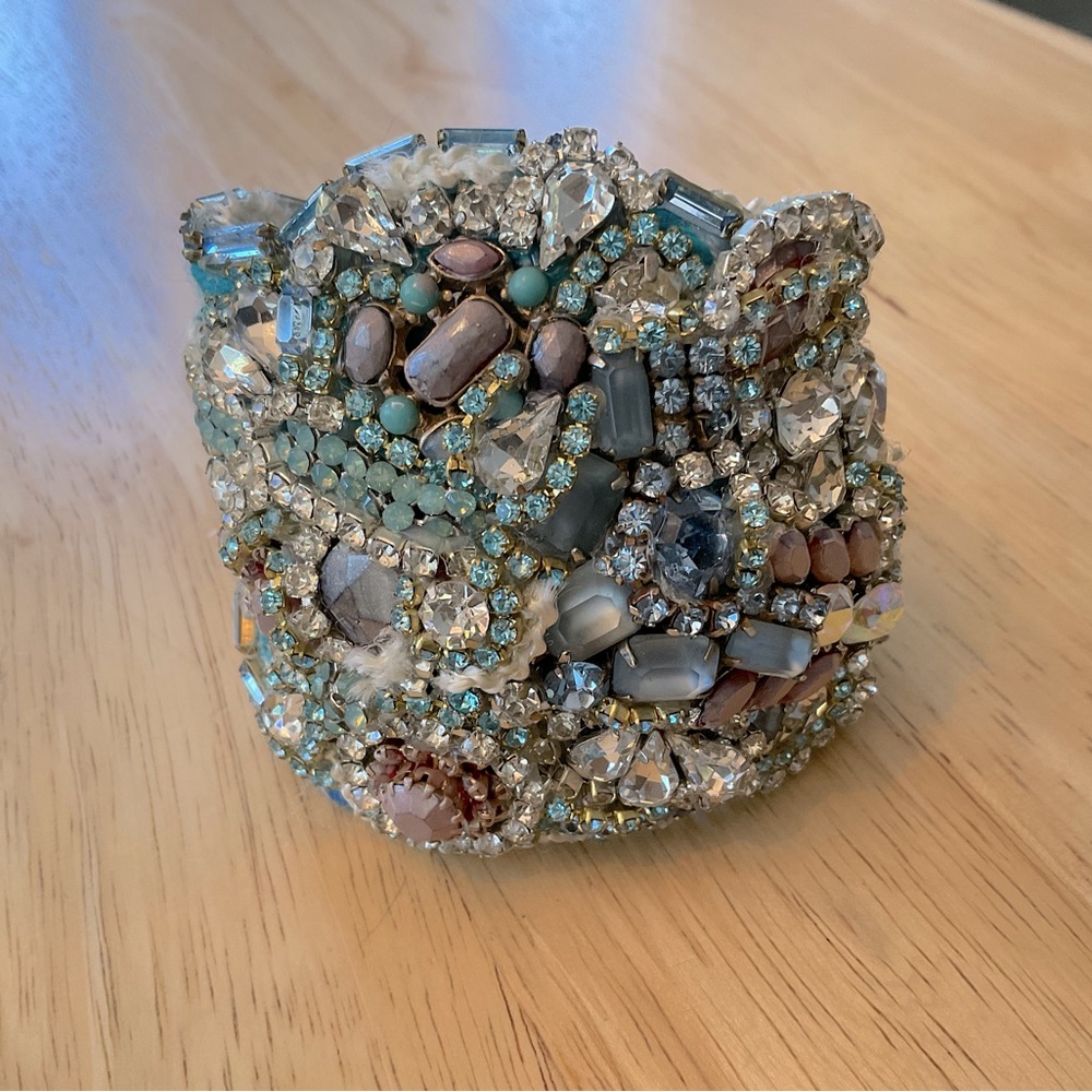 Doloris petunia handmade vintage cuff bracelet
